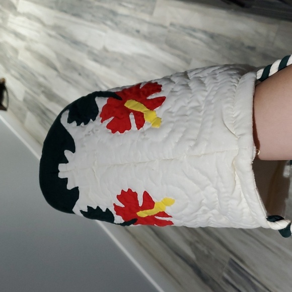 QUILTED HIBISCUS HAWAIIAN FLOWERS SHOULDER BAG TOTE ISLANDER HANDMADE TROPICAL - Picture 9 of 11